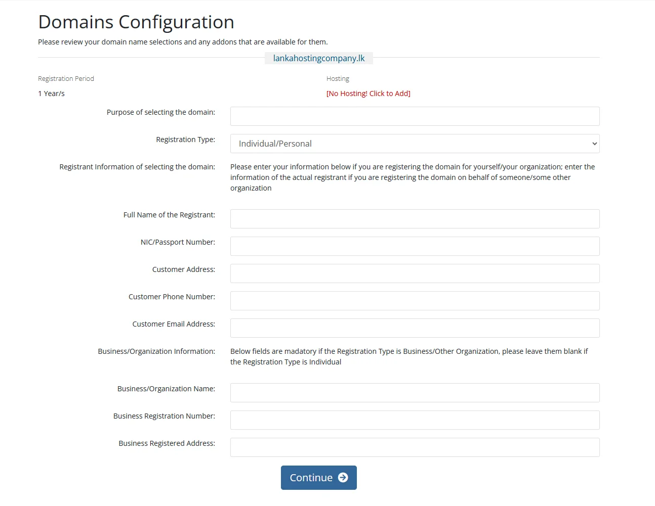 domain-config